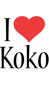 koko i-love logo