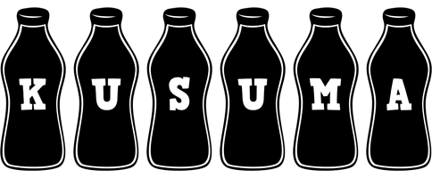 kusuma bottle logo