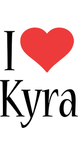 kyra i-love logo