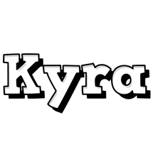 kyra snowing logo