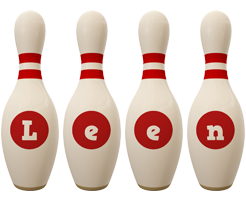 leen bowling-pin logo