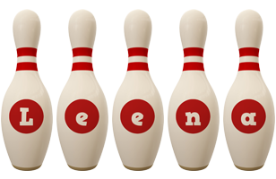 leena bowling-pin logo