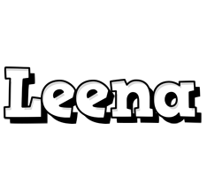 leena snowing logo