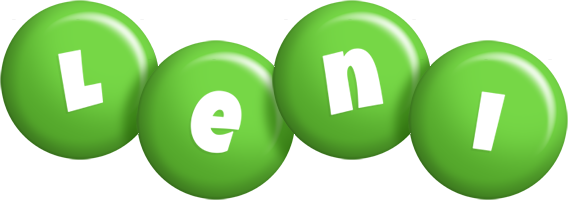 leni candy-green logo