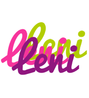 leni flowers logo