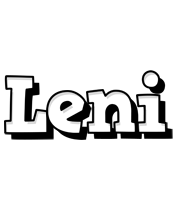 leni snowing logo