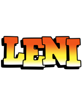 leni sunset logo