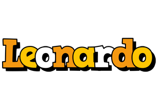 leonardo cartoon logo