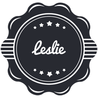 leslie badge logo