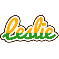 leslie banana logo