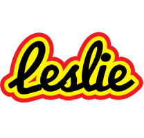 leslie flaming logo