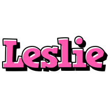 leslie girlish logo