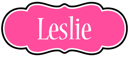 leslie invitation logo