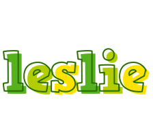 leslie juice logo