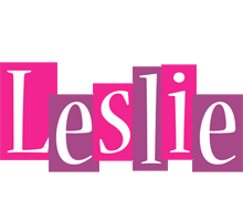 leslie whine logo