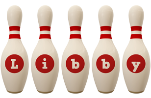 libby bowling-pin logo