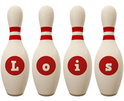lois bowling-pin logo