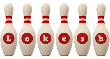 lokesh bowling-pin logo