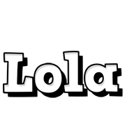 lola snowing logo