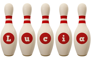 lucia bowling-pin logo