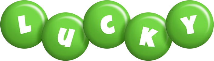 lucky candy-green logo