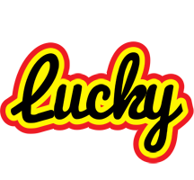 lucky flaming logo