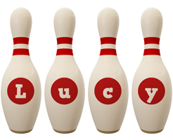 lucy bowling-pin logo