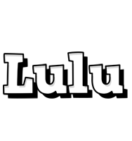 lulu snowing logo