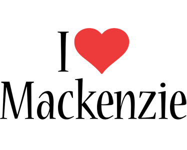 mackenzie i-love logo