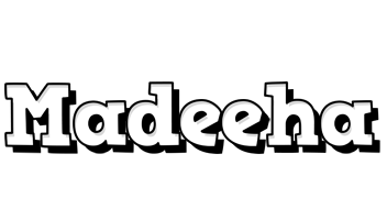 madeeha snowing logo