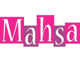 mahsa whine logo