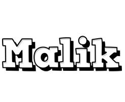 malik snowing logo