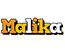 malika cartoon logo