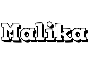 malika snowing logo