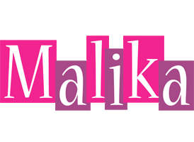 malika whine logo