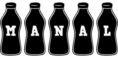 manal bottle logo