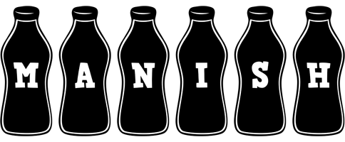 manish bottle logo