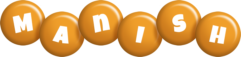 manish candy-orange logo