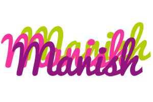 manish flowers logo