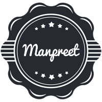 manpreet badge logo