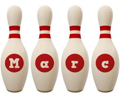 marc bowling-pin logo