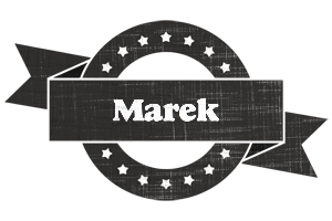 marek grunge logo