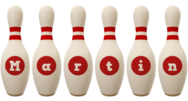 martin bowling-pin logo