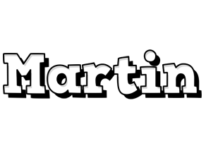 martin snowing logo