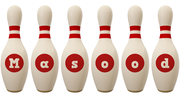 masood bowling-pin logo
