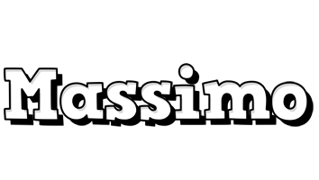 massimo snowing logo