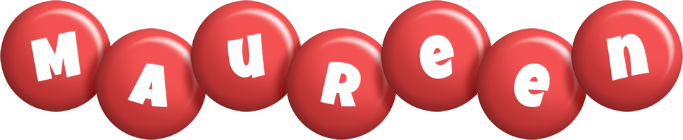 maureen candy-red logo