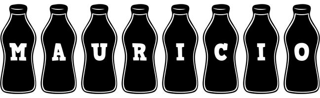 mauricio bottle logo