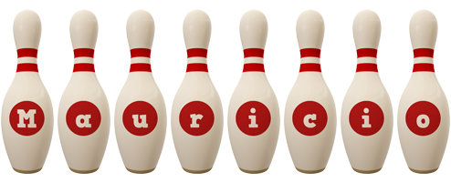 mauricio bowling-pin logo
