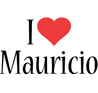 mauricio i-love logo